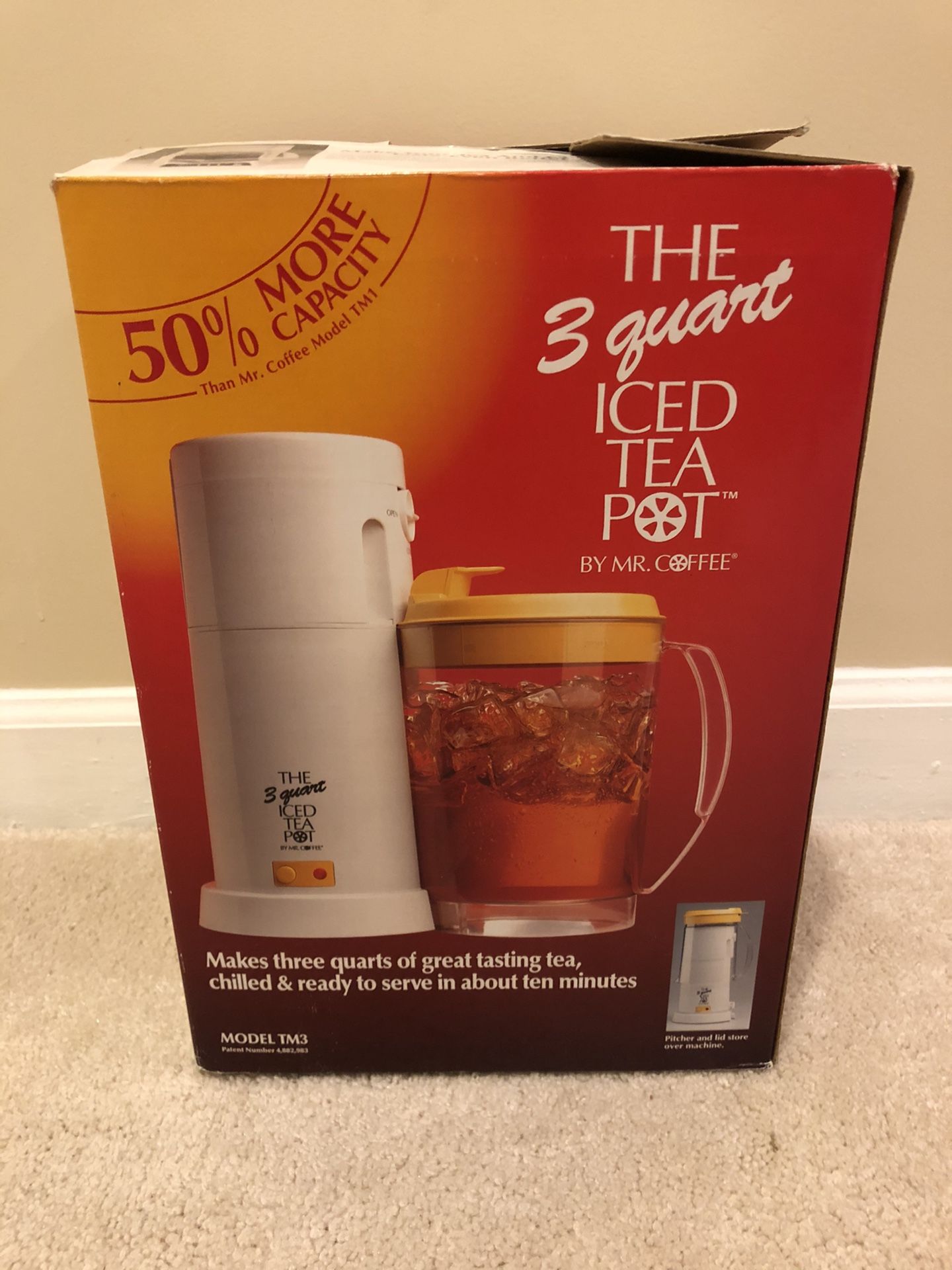 The 3 Quart Iced Tea Pot By Mr. Coffee