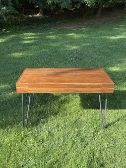 Desk (Mid-Century Modern W/ Drawer) Price Negotiable