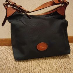 Canvas and Leather Trim Bag