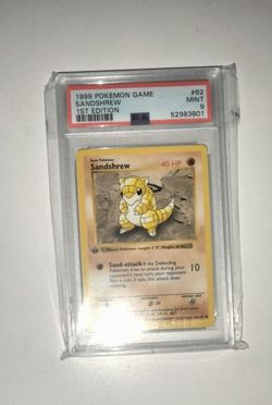 1999 Pokemon Snadshrew 1st Edition