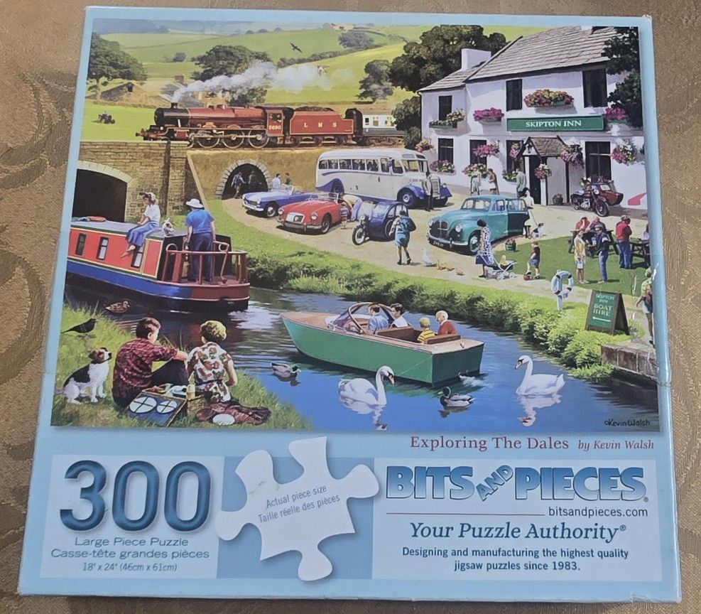 300 Piece Jigsaw Puzzle - Exploring The Dales - Yorkshire England Park Jigsaw
