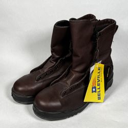 Belleville Steel Toe Leather Combat Work Boots - Size 12