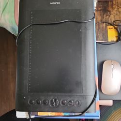 huion tablet drawing no pen