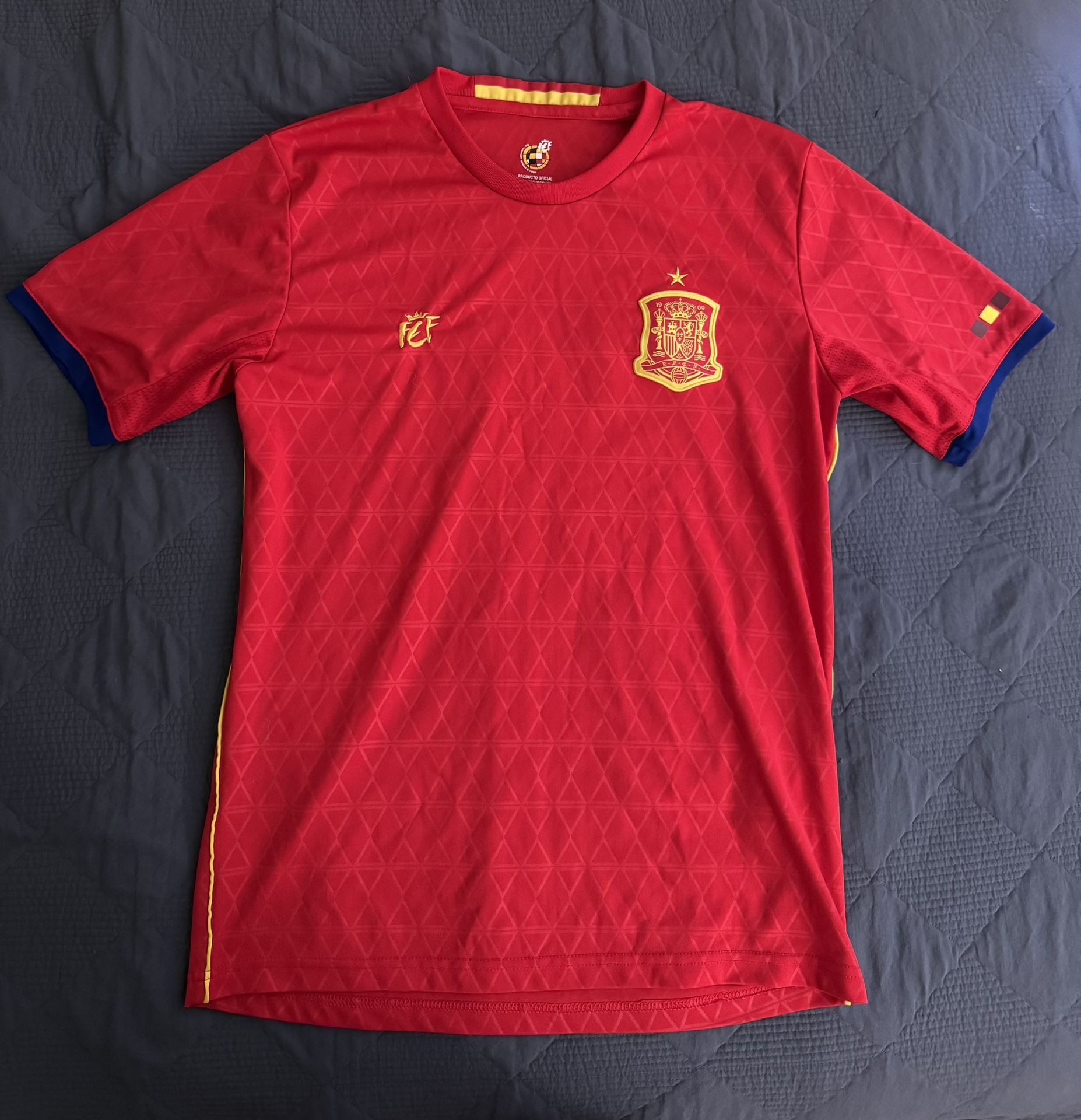 Andreas Iniesta Spain #6 Jersey - Men’s Medium