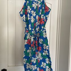 New Hanna Andersson  Floral Sundress Size XL $10