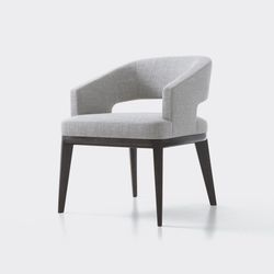Set of 6 HOLLY HUNT Minerva Dining Chairs – High-End Designer