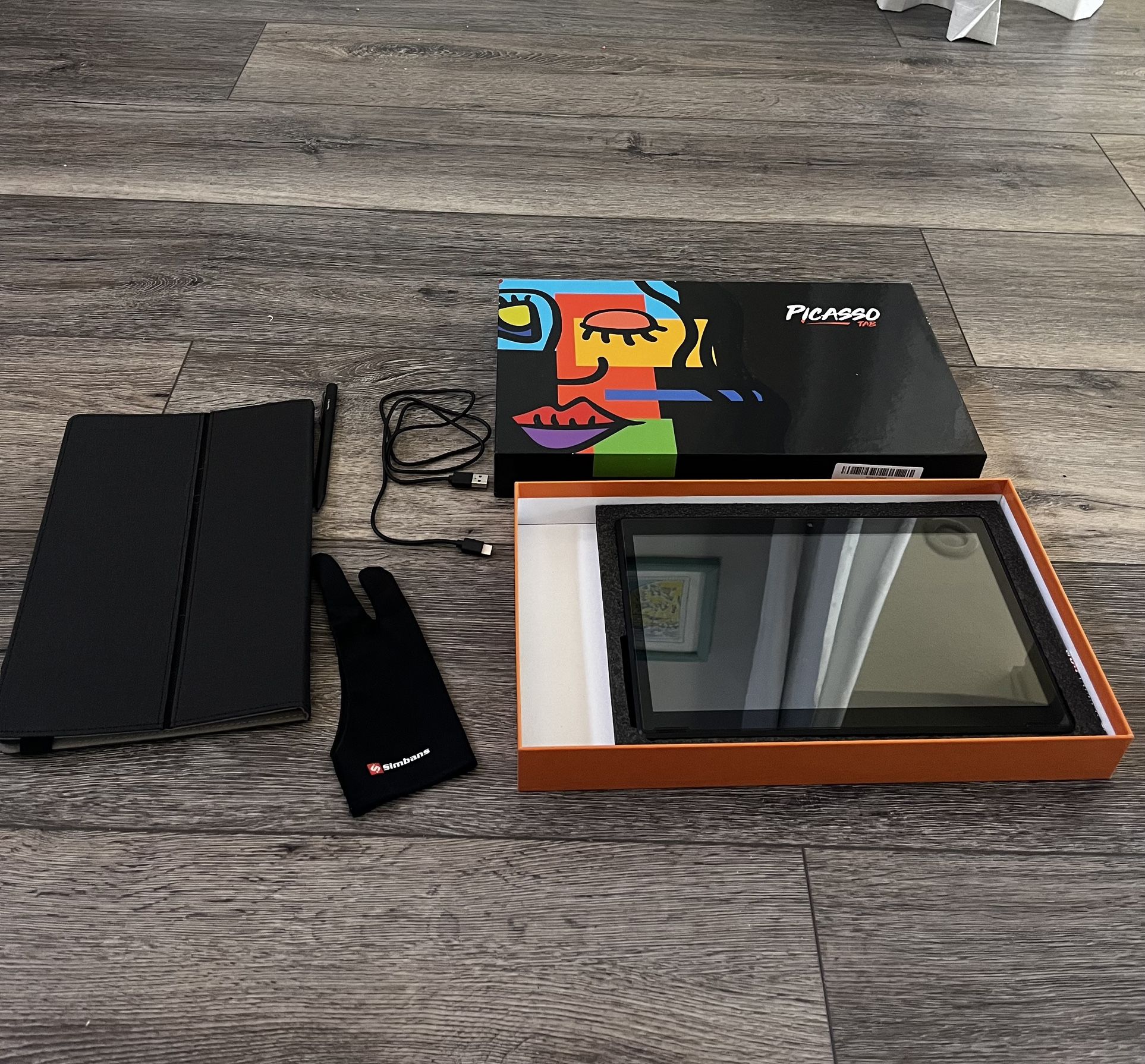 Picasso tab xl drawing tablet with all accessories