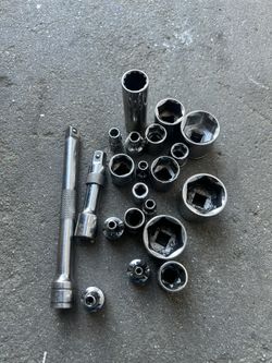 Snap On Tools All Pices Are Blue Point 21 Pices  Metric And Standard  