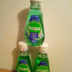 Crest Scope Outlast Mouthwash 16.9 FL Oz 3/$10