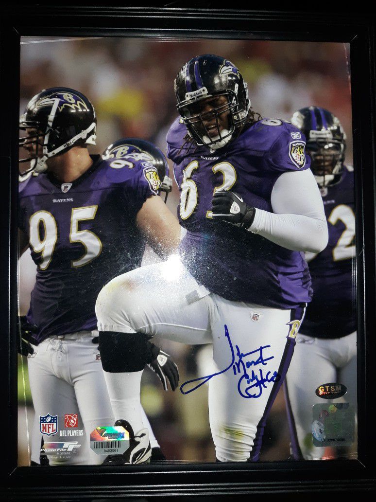 Baltimore Ravens Trystan Colon-Castillo Autographed photo 