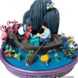 Extremely Rare Vintage Disney Little Mermaid Water Fountain - Kiss The Girl