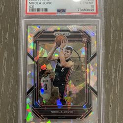 Panini Prizm Nikola Jovic Ice Miami Heat Card