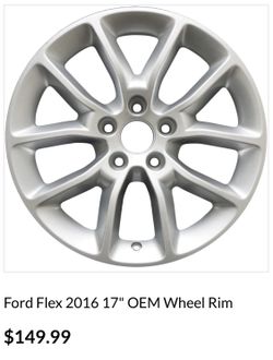 17” wheels, fits ford, Nissan, Honda, Toyota, Kia, Hyundai, Lexus, Scion, Ford