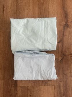 2 Blue Baby Crib sheets
