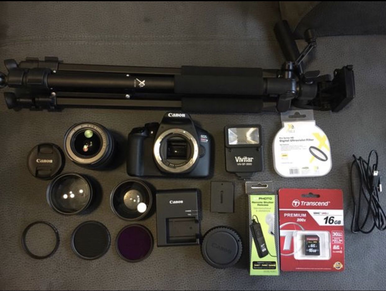 Cannon T6 DSLR Camera Starter Kit Bundle