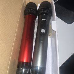 2 Karaoke Microphones