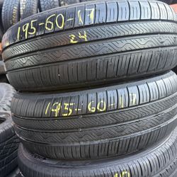 17” tires toyo 195/60/17 with free installation $60 each 