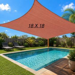 18x18 Outdoor Sun Shade Sail