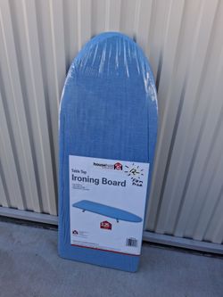 Tabletop ironing board