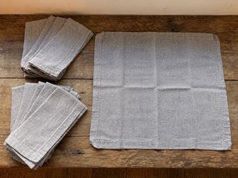 Pottery Barn Linen Napkins – 10 Gray 20x20