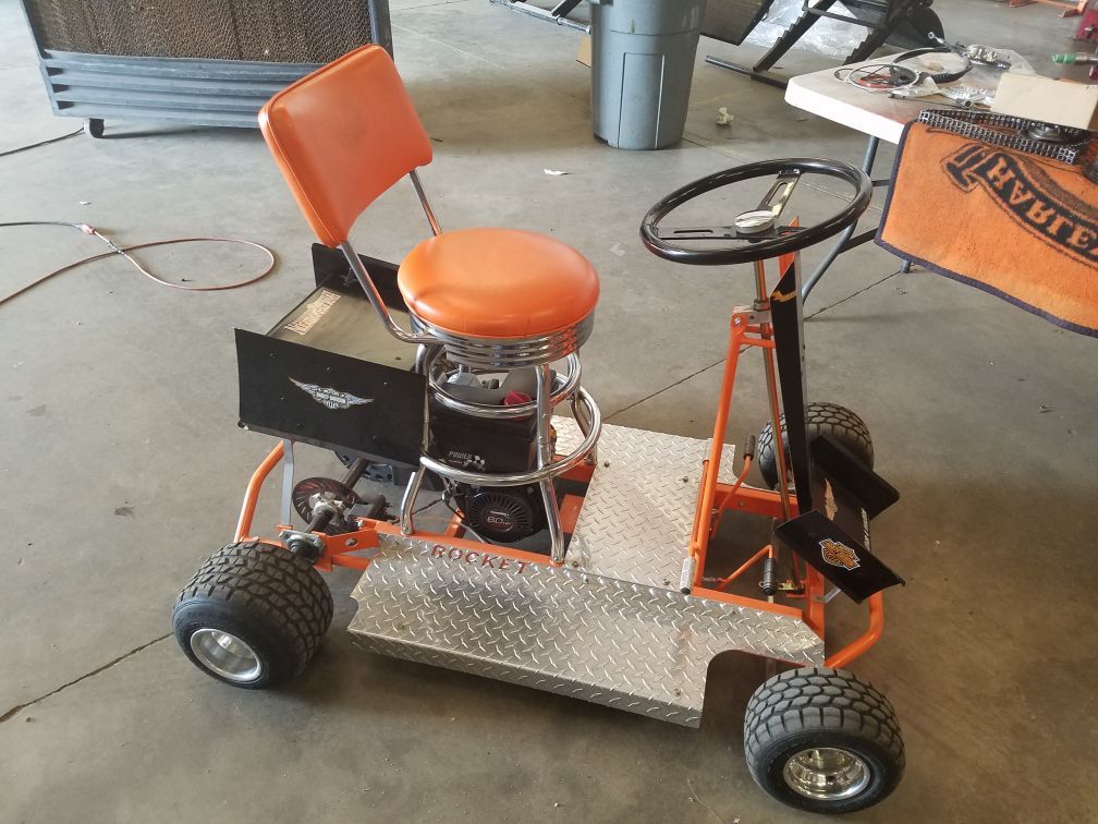 Rocket Barstool racer go kart gas powered