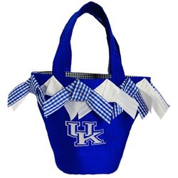 Silk Kentucky Wildcats Embroidered Bucket Purse