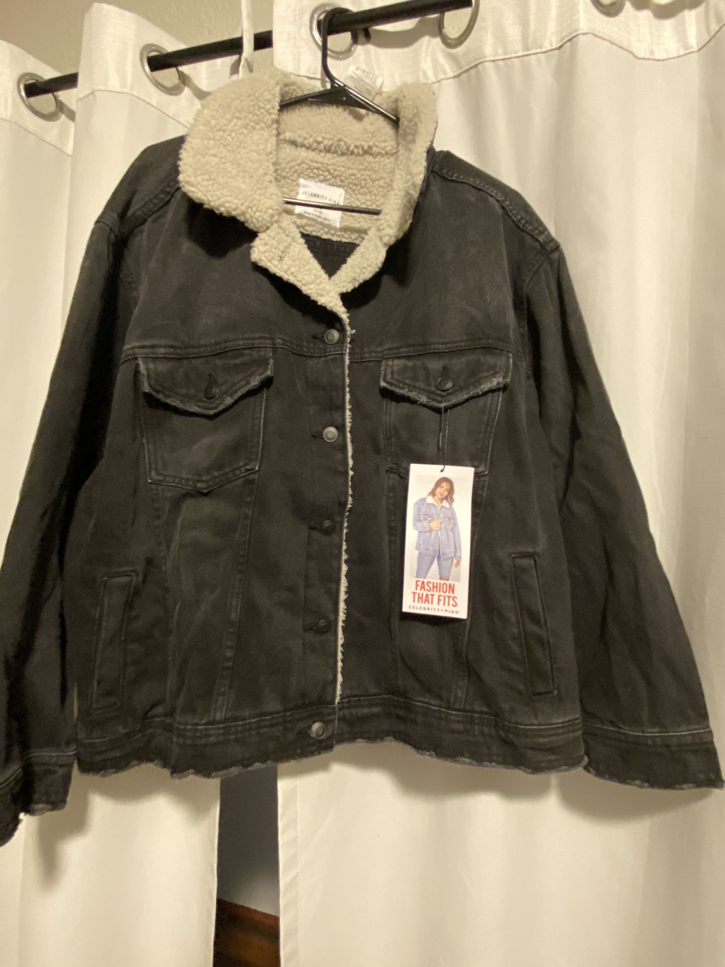 Womans Large New Jean Jacket