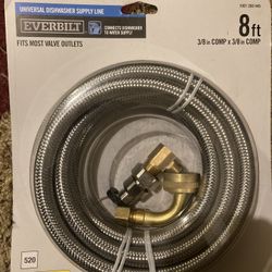 Everbilt Universal Dishwasher Supply Line - 8 Ft