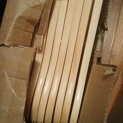 Box Of Wooden Hangers