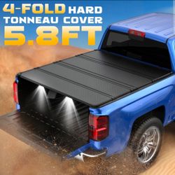4-Fold Hard Tonneau Cover 5.8ft for chevy Silverado and gmc Sierra 14-25 5'8 bed brand new still in seal box $450 firm FIRM