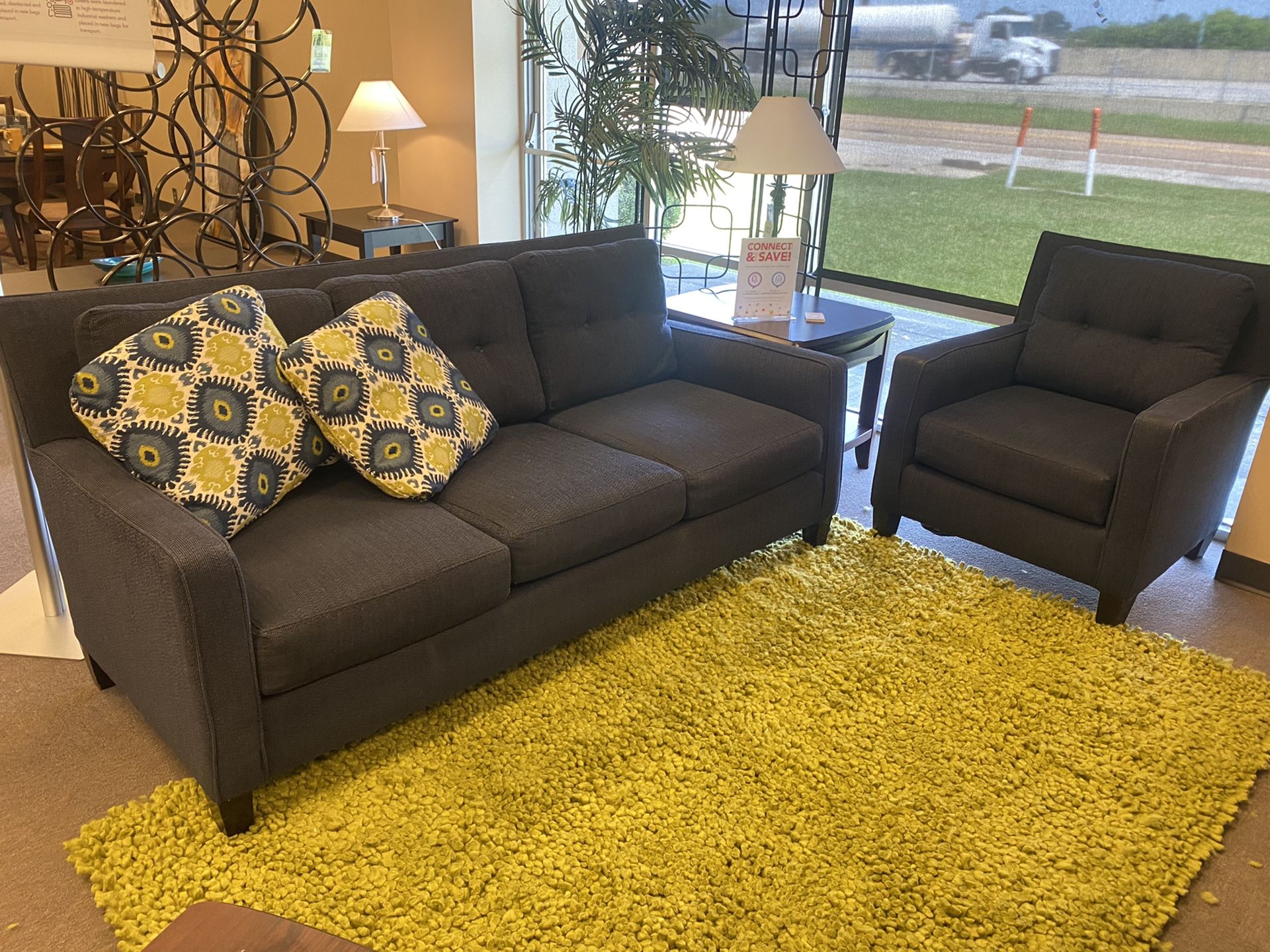 Cagny sofa & chair set