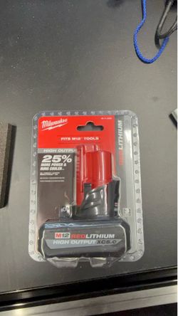 Milwaukee M12 High output 5.0 battery new in box