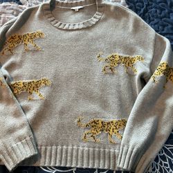 Anthropologie: Rails Percy Jungle Cat Sweater