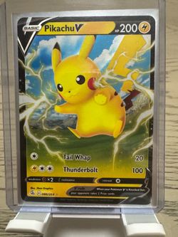 Pokémon Pikachu V 086/264 Fusion Strike Ultra Rare Holo 2021