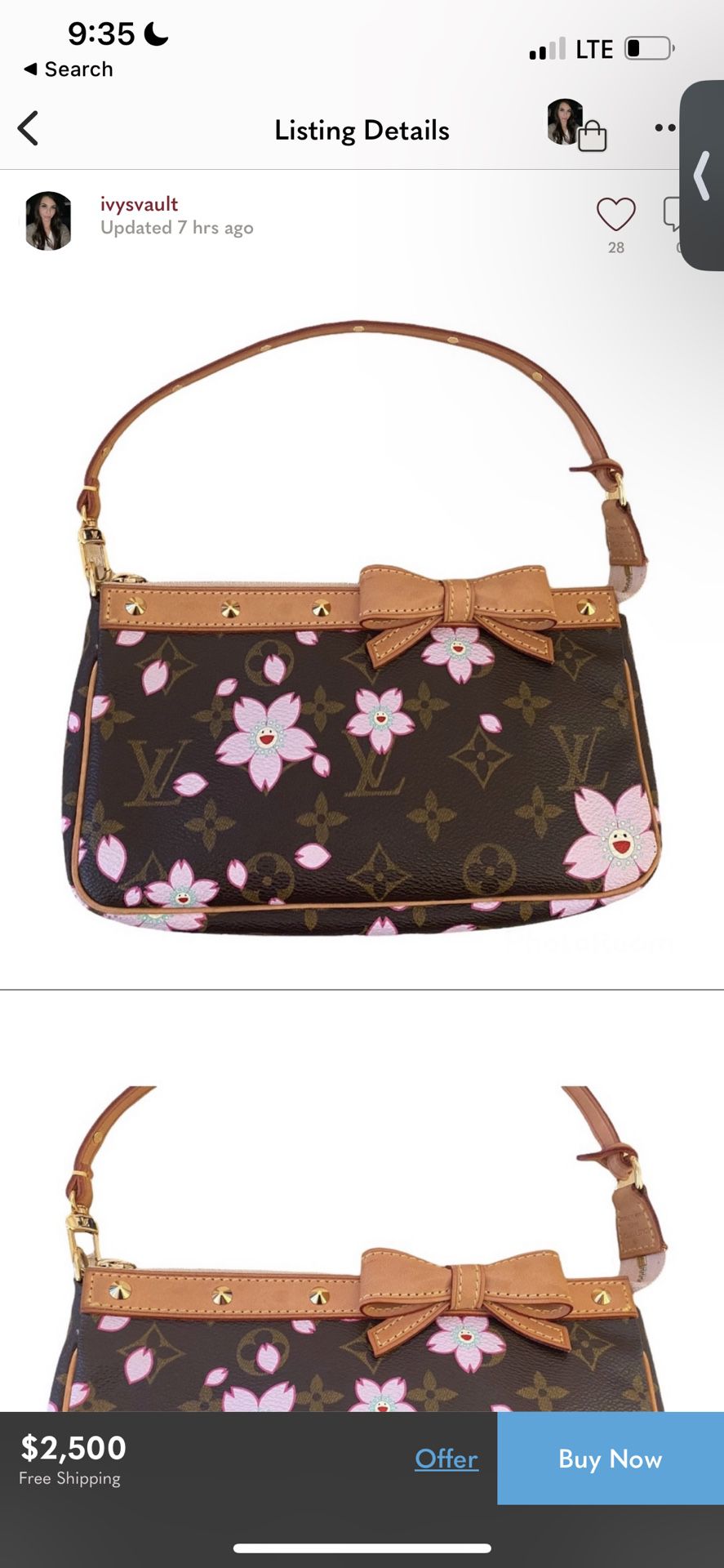 Louis Vuitton Retro Bag Limited Edition Murucami Cherry Blossom Monogram  for Sale in Henderson, NV - OfferUp