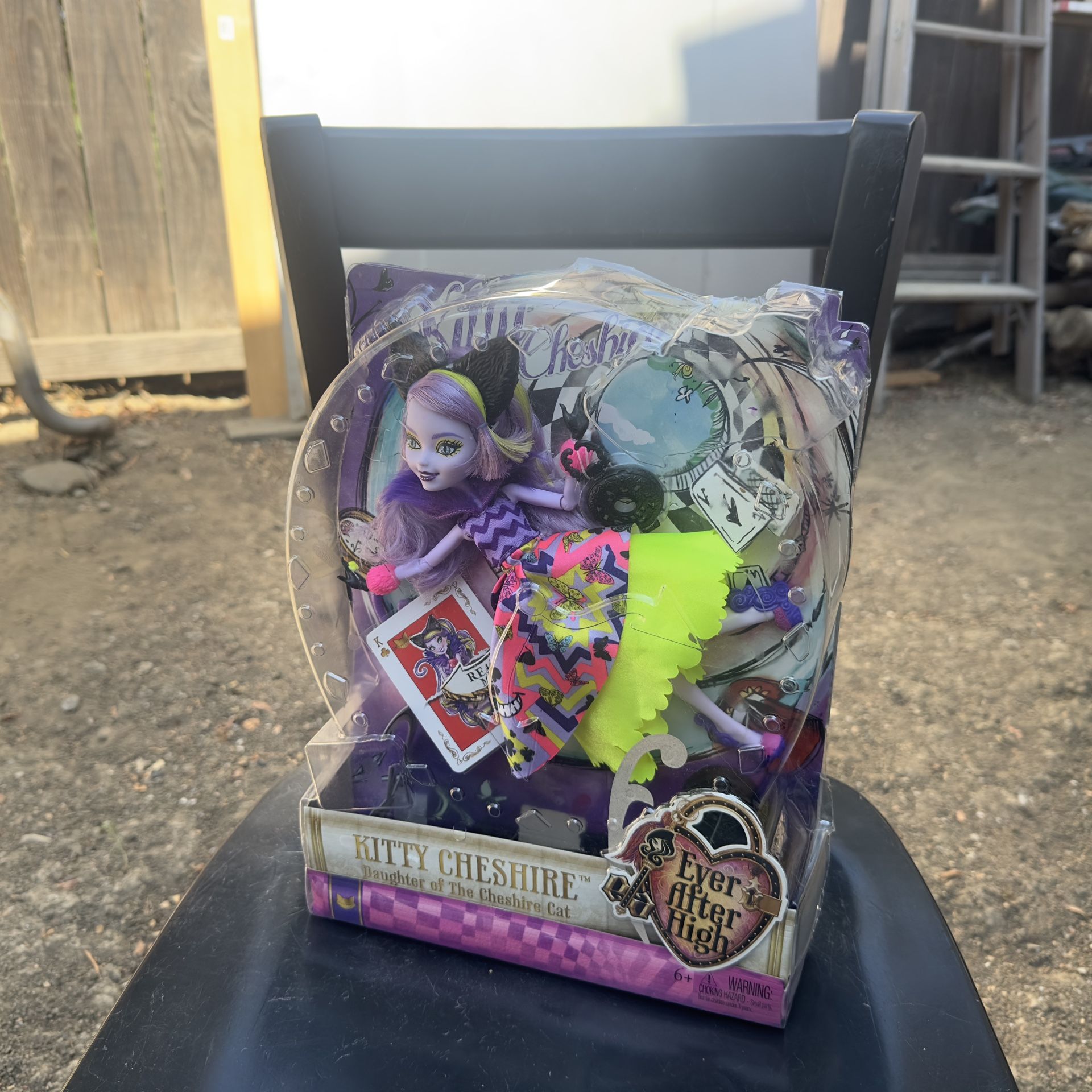 New Ever After High Kitty Cheshire Doll Way Too Wonderland 2014 Collector To Cat 