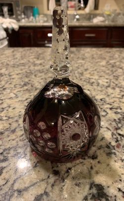 Glass service bell
