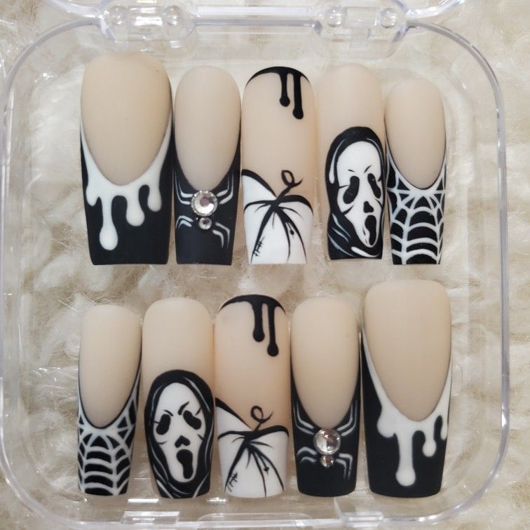 halloween press on nails 