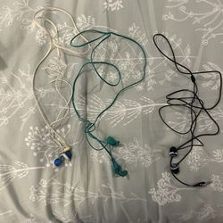 3 Pairs of Headphones