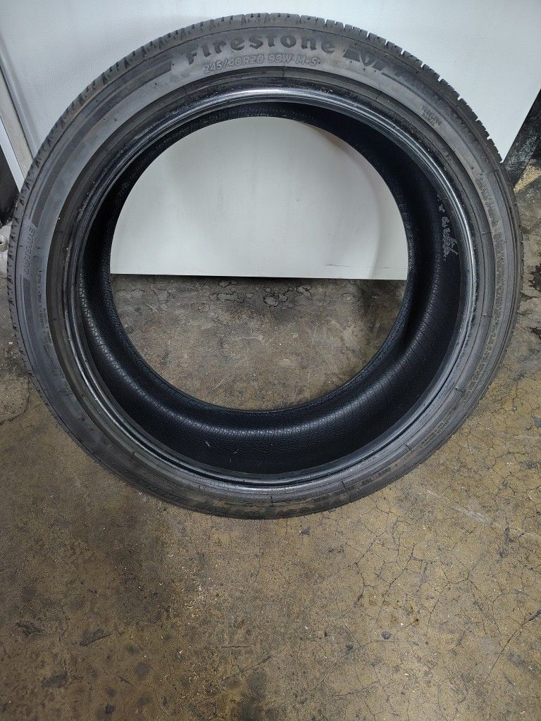 245 40 20 Used Firestone Firehawk Tire