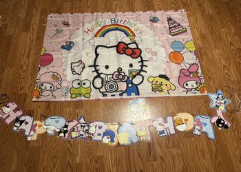 Hello Kitty Backdrop 