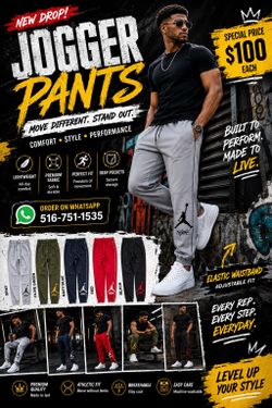 🔥New designer Jogger Pants - Make an offer !!💁