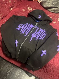 Purple Saint Latin Sweater