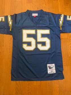 Navy chargers seau jersey