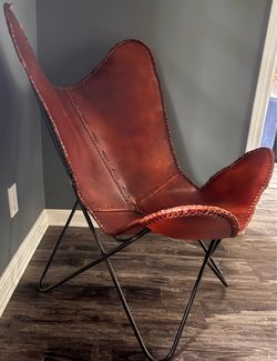 Leather Butterfly Chair