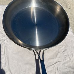 12” stainless steel pan