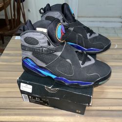 Jordan 8 Retro Aqua’s For Sale Size 8 Men!!🔥📲