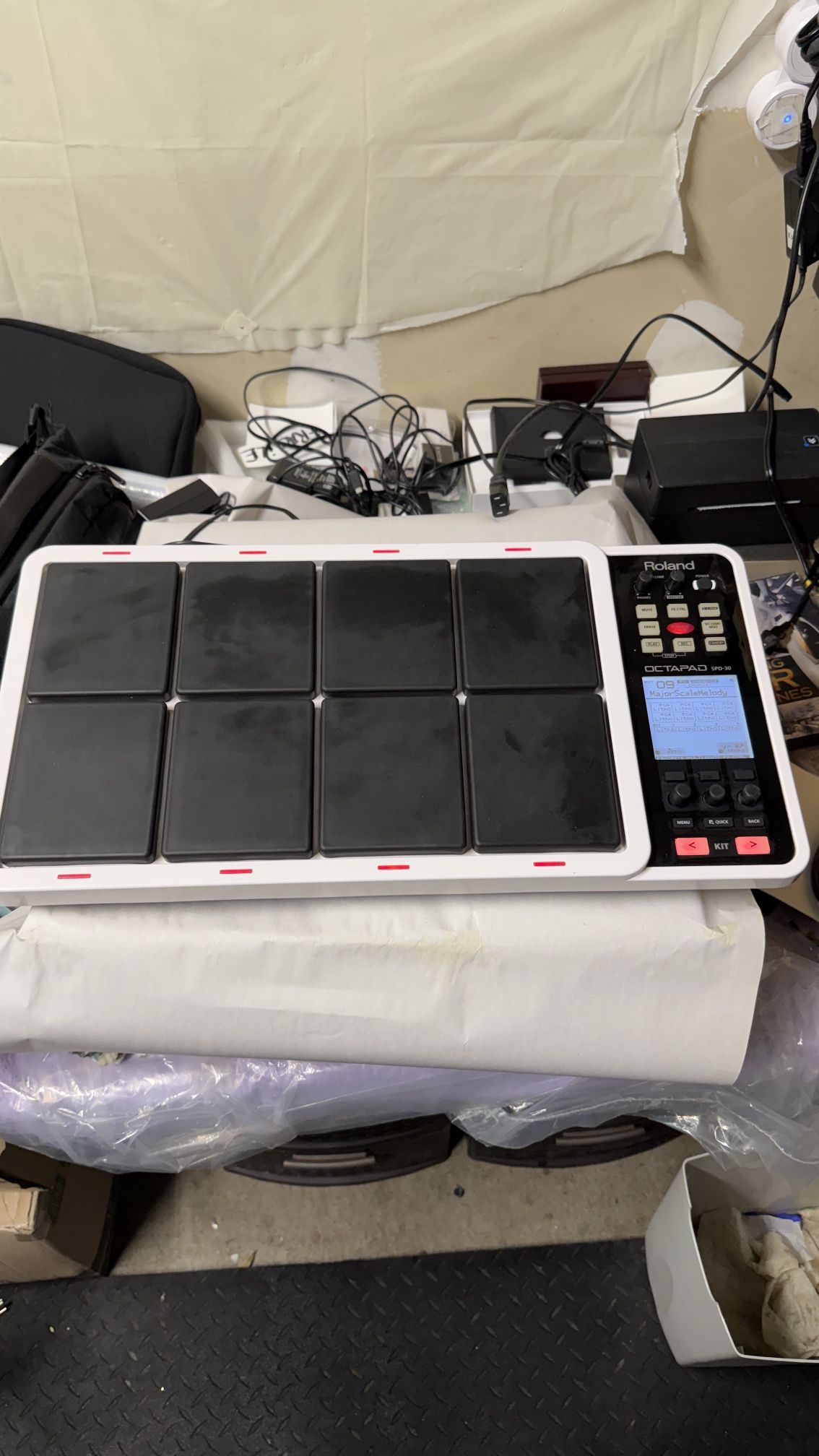 Roland Octapad SPD-30 White – Tested Working – With Power Adapter