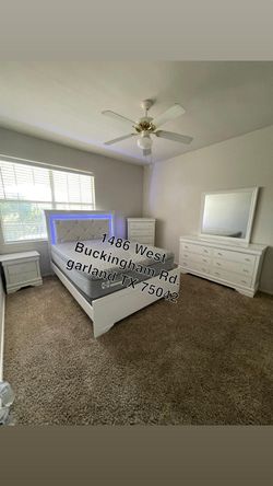 Furniture bedroom set and mattress