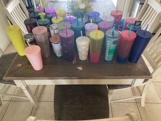 Whole collection of Starbucks cups